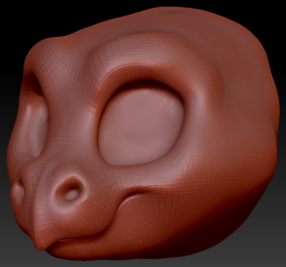Kemono Toony Point-nosed Dragon Head Base Variant 1