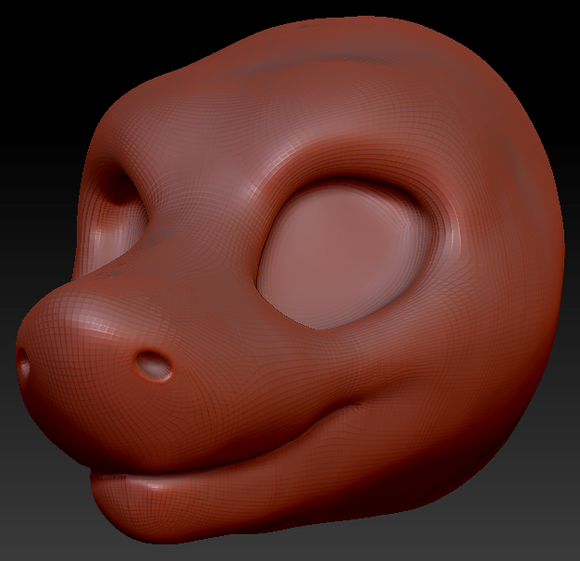 Feminine Toony Shark Head Base Variant 2