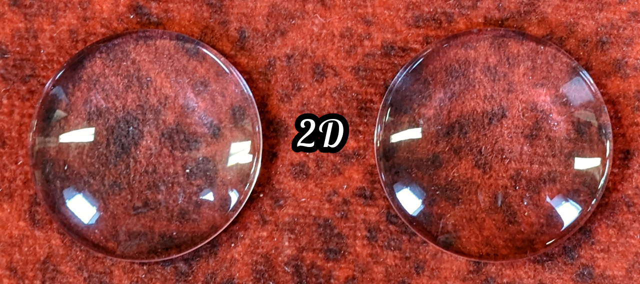 Realistic Glass Eye Blanks (2D or 3D)