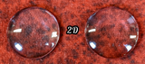 Realistic Glass Eye Blanks (2D or 3D)