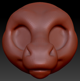 Western Kemono Long-nosed Angel Dragon Head Base Variant 4