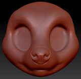 Western Kemono Hyena Head Base Variant 1