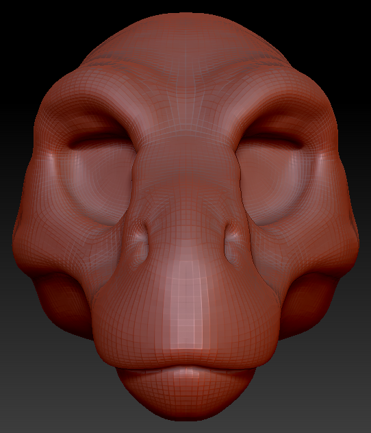 Feminine T-Rex Head Base