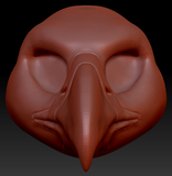 Feminine Harpy Gryphon/Eagle Head Base
