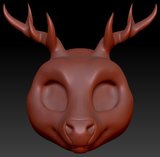 Western Kemono Deer Head Base Complex Variant 1