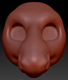 Gender Neutral Moose Head Base