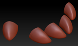 5 Finger Hoof Cap Set