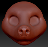 Gender Neutral Long Eared Jerboa Head Base