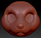 Western Kemono Weasel Head Base