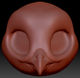 True Kemono Barn Owl Head Base