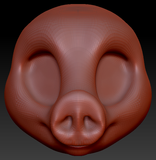 Western Kemono Pig Head Base Variant 1