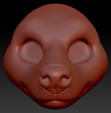Gender Neutral Hyena Head Base