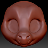 True Kemono Deer Head Base
