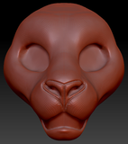 Gender Neutral Jaguar Static Jaw Head Base