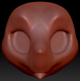 True Kemono Eastern/Western Sergal Head Base