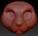 Western Kemono English Bull Terrier Head Base