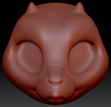 True Kemono Birdcat Head Base