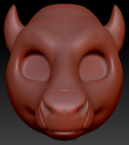 Gender Neutral Cow Head Base Complex Variant 1