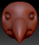 Realistic Dodo Head Base
