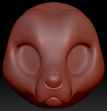 True Kemono Pitbull Head Base
