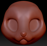 True Kemono Ferret Head Base