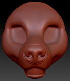 Feminine Corgi Static Jaw Head Base