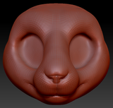 Western Kemono Squirrel Head Base Variant 1