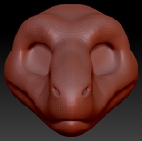 Gender Neutral Raptor Head Base