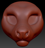 Feminine Tasmanian Devil Head Base