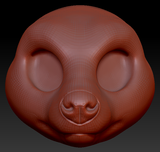 Western Kemono Hyena Head Base