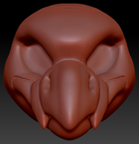 Feminine Wyvern Head Base