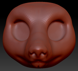 Western Kemono Armadillo Head Base