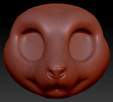 Western Kemono Mouse Head Base
