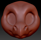 Western Kemono Point-nosed Dragon Head Base Variant 3