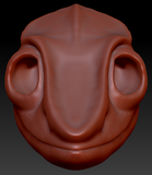 Gender Neutral Chameleon Head Base