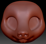 True Kemono Armadillo Head Base