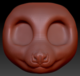 Slow Loris Head Base