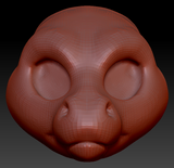 Western Kemono Long-nosed Angel Dragon Head Base