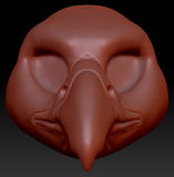 Feminine Falcon Head Base