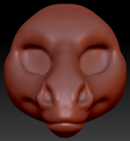 Feminine Horse Head Base Variant 2