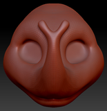 Gender Neutral Rhino Beetle Head Base