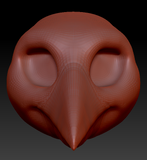 Feminine Raven Head Base