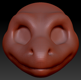 Gender Neutral Leopard Gecko Head Base