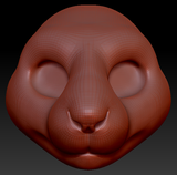 Gender Neutral Squirrel Head Base