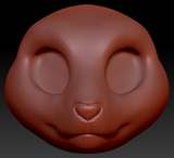 Western Kemono Giant Panda Head Base
