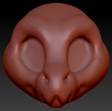 Western Kemono Wickerbeast Head Base Variant 4