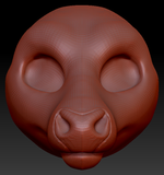 Gender Neutral Deer Head Base Variant 1