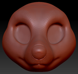 Western Kemono Saluki Head Base