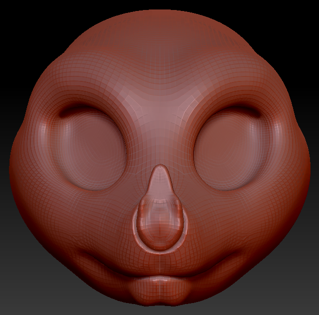 Western Kemono Leaf-nosed Bat Head Base