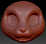 Western Kemono Bunny Static Jaw Head Base Variant 1